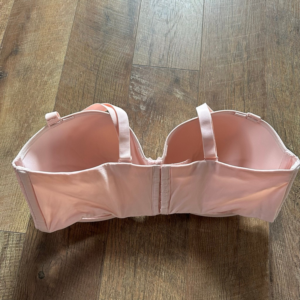 Women's Cacique Pink Boost Multi-Way Strapless Bra 46DD - Picture 11 of 15